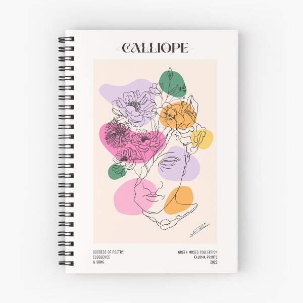 Item preview, Calliope, Greek goddess, muse of poetry and song designed and sold by kajumaprints.