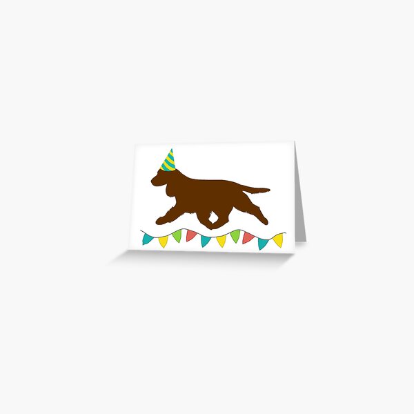Cocker Spaniel (Liver) Birthday Card Greeting Card