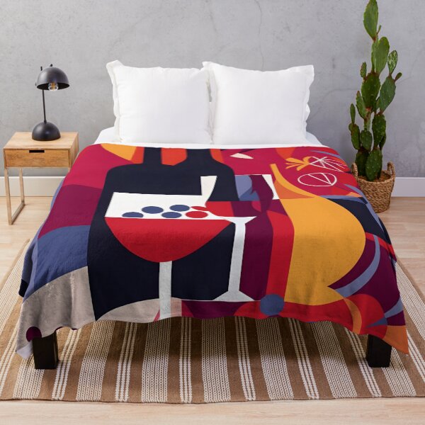 Item preview, Red Wine and Grapes designed and sold by MadeOnTuesdays.