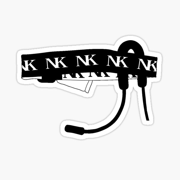 black and white cox box Sticker