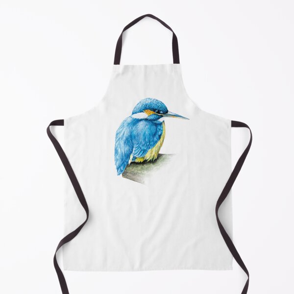 Item preview, River Kingfisher bird watercolor designed and sold by Sarah Trett.