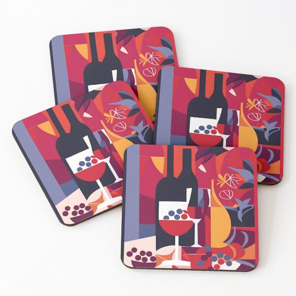 Item preview, Red Wine and Grapes designed and sold by MadeOnTuesdays.