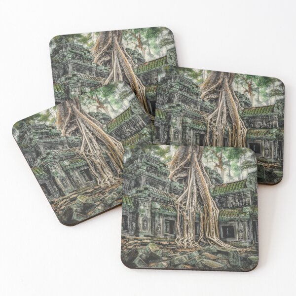 Item preview, The Beauty Of Ta Prohm︱Masterpiece Of Vincent Van Gogh Style designed and sold by ArtificerArt.