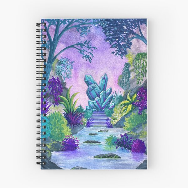 Item preview, Magical fantasy crystal forest designed and sold by kittydarkstar.