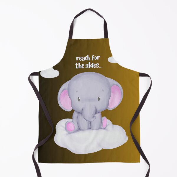 Item preview, Elephant on clouds designed and sold by BubblePandas.