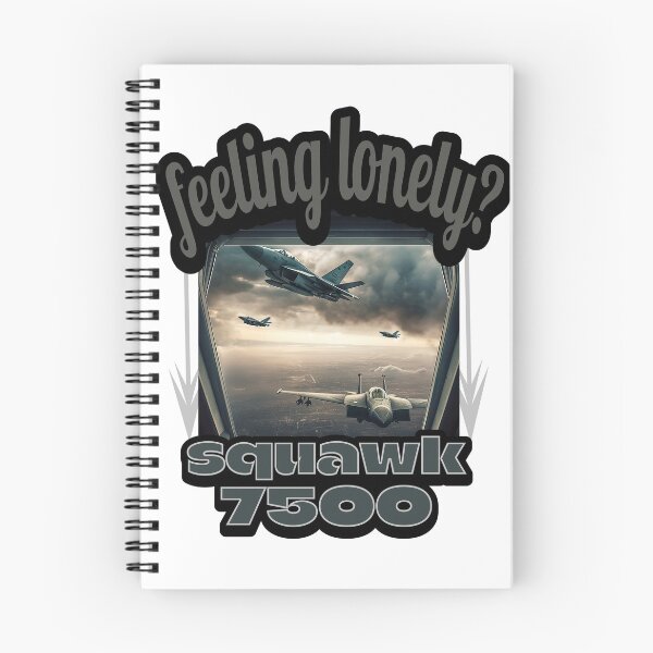 Item preview, Feeling lonely Squawk 7500 Aviation Pilot First Officer Captain designed and sold by AviationArtists.