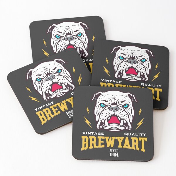 Item preview, Brewyart Studio, Vintage Bulldog Thunder, lightning, badge, wild, japan designed and sold by Brewyart Creative Design.