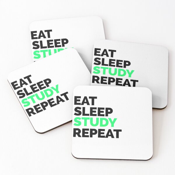 Item preview, Eat Sleep Study repeat designed and sold by The Remi Reserve.