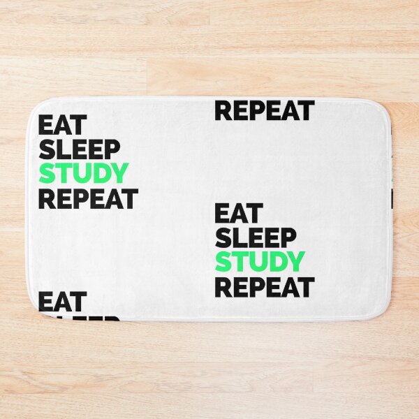 Item preview, Eat Sleep Study repeat designed and sold by The Remi Reserve.