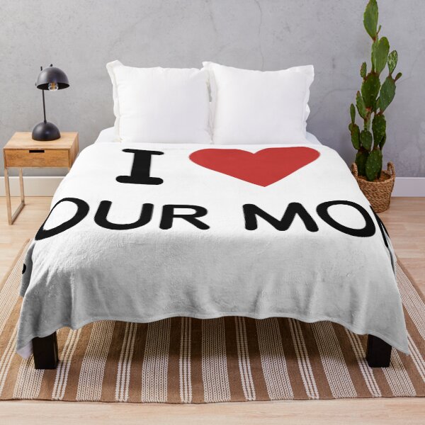 Item preview, I HEART YOUR MOM - BLACK TEXT designed and sold by mughairs.
