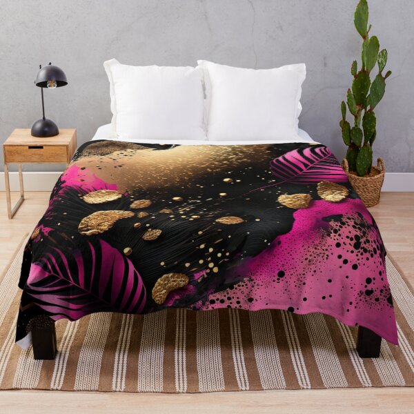 Artikelvorschau, Pink, Black and Gold Luxury Pattern 10 entworfen und verkauft von Jenson Major.