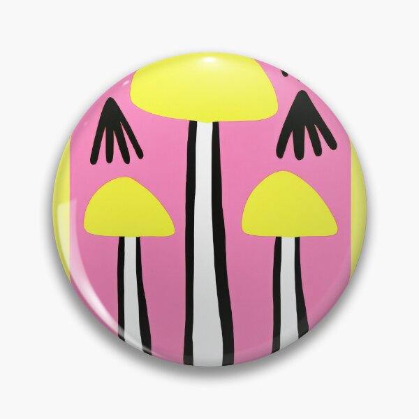 Artikelvorschau, Neon Mystical Journey of Yellow Mushrooms entworfen und verkauft von PinkNomad.
