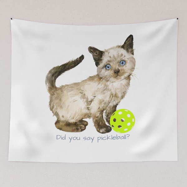 Item preview, Kitten Wants to Play Pickleball designed and sold by A-K-Designs.