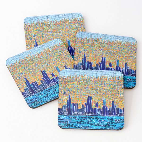 Item preview, Skyline in the style of famous art No. 85 designed and sold by CRAFTER-MEDIA.