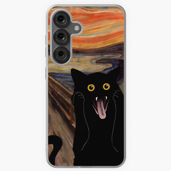 Aperçu de l'œuvre Affiche de chat Le chat qui crie créée et vendue par outdoorway.
