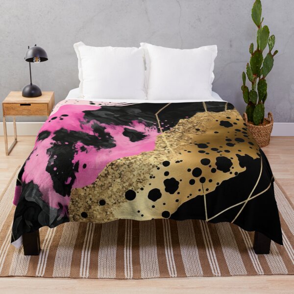 Artikelvorschau, Pink, Black and Gold Luxury Pattern 12 entworfen und verkauft von Jenson Major.
