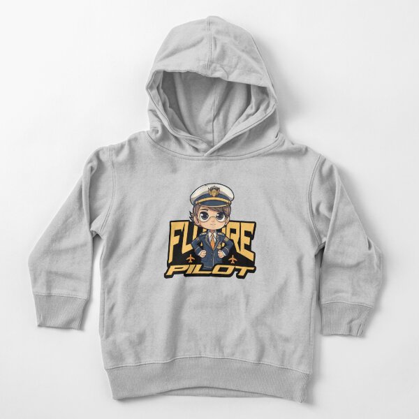 Item preview, Future Pilot Baby Pilot Toddler Pilot kids & toddler hoodie and sticker designed and sold by AviationArtists.