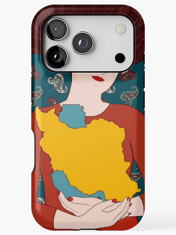 Thumbnail 1 of 4, iPhone Case, hug Iran designed and sold by Roshi-R.