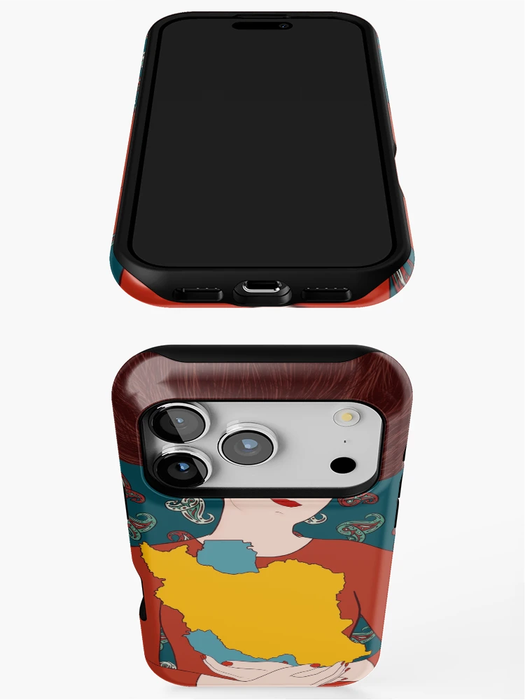 Thumbnail 3 of 4, iPhone Case, hug Iran designed and sold by Roshi-R.