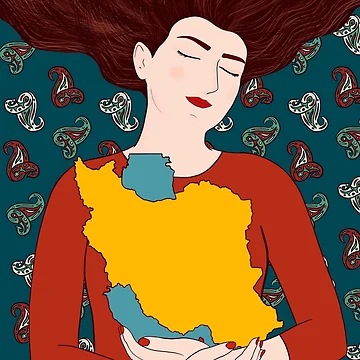 Artwork thumbnail, hug Iran by Roshi-R