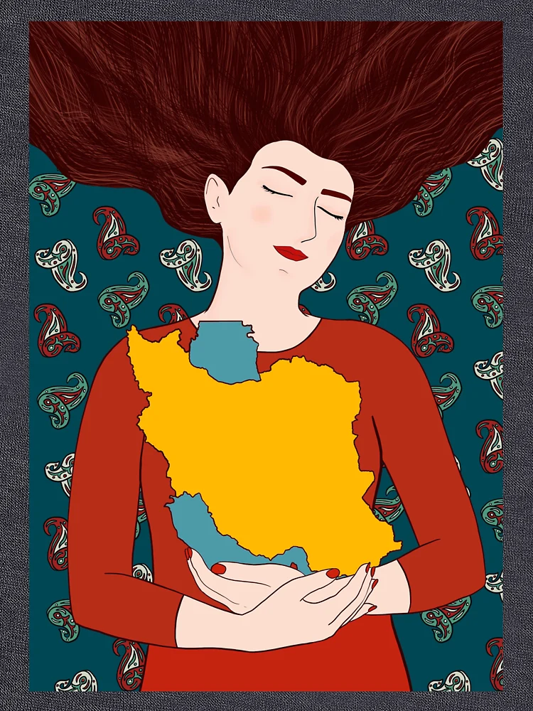 Thumbnail 6 of 6, Lightweight Sweatshirt, hug Iran designed and sold by Roshi-R.