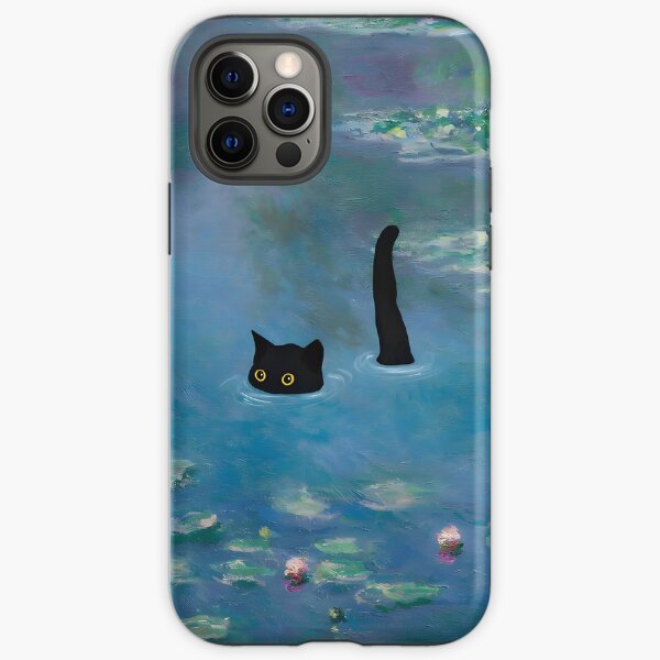 Item preview, Cat Print Monet Waterlily designed and sold by outdoorway.