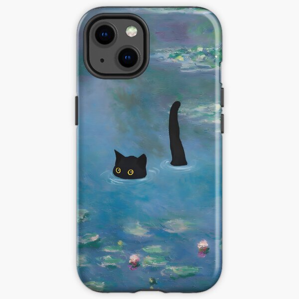 Item preview, Cat Print Monet Waterlily designed and sold by outdoorway.