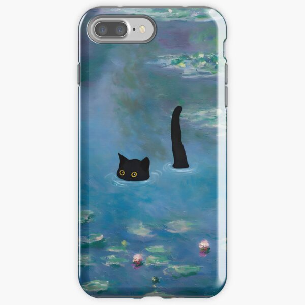 Item preview, Cat Print Monet Waterlily designed and sold by outdoorway.