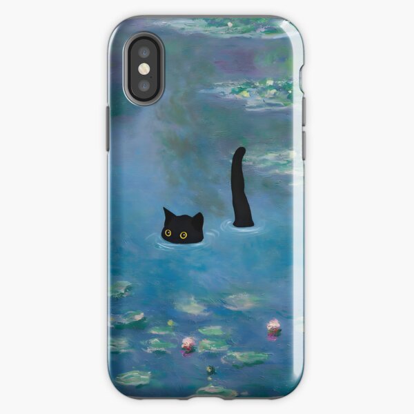 Item preview, Cat Print Monet Waterlily designed and sold by outdoorway.