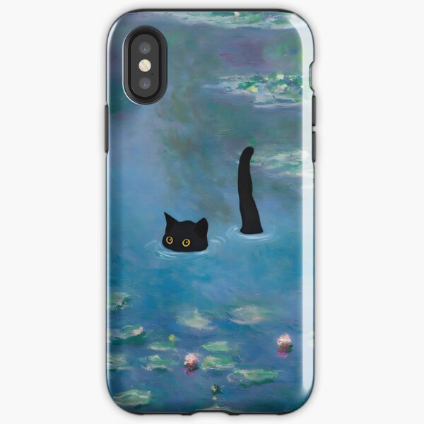 Item preview, Cat Print Monet Waterlily designed and sold by outdoorway.