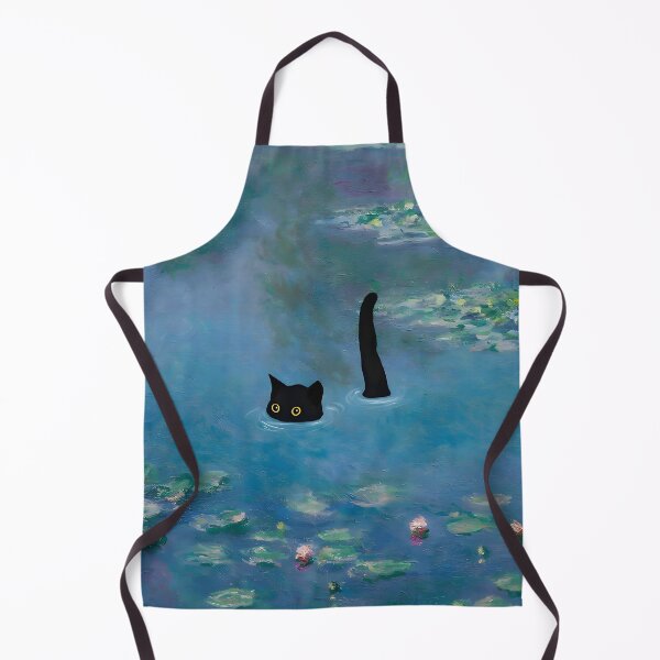 Item preview, Cat Print Monet Waterlily designed and sold by outdoorway.