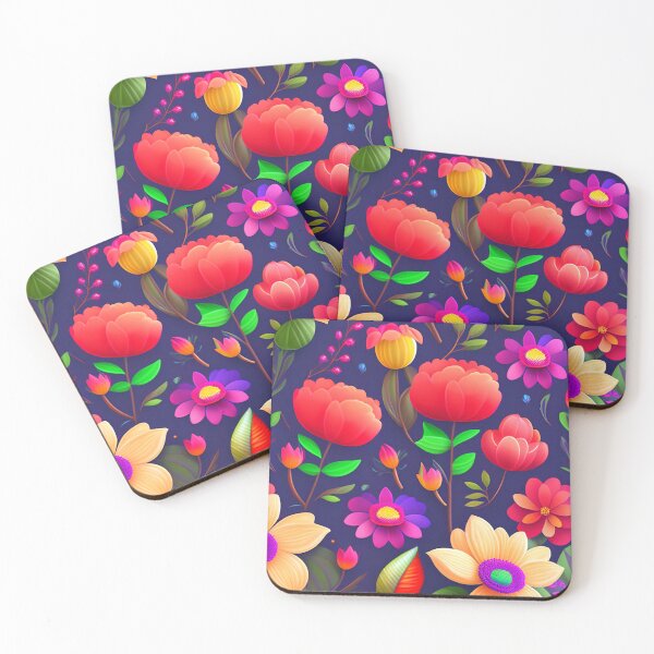 Item preview, Flower Collection Pattern designed and sold by Bunmigraphics .