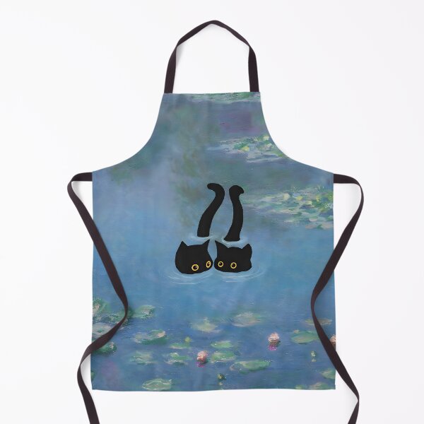 Item preview, Two Cat Print Monet Waterlily  designed and sold by outdoorway.