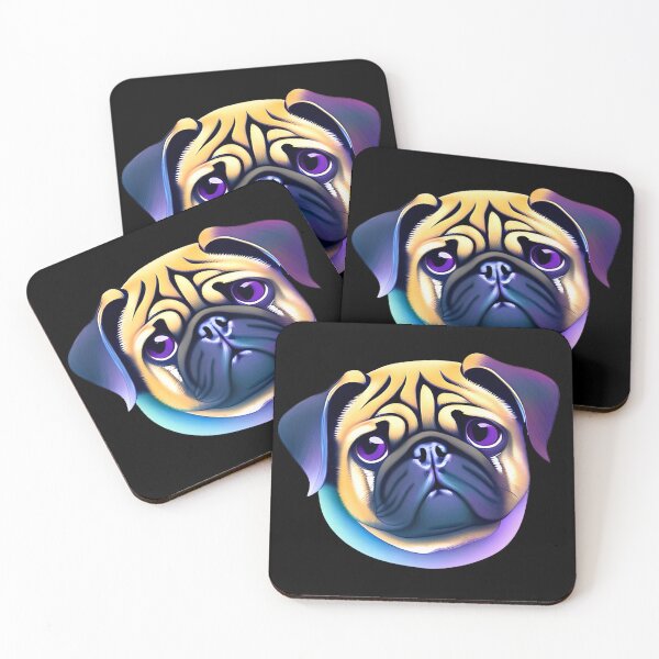 Item preview, Pastel Pug with Purple Eyes designed and sold by FlippinTurtles.