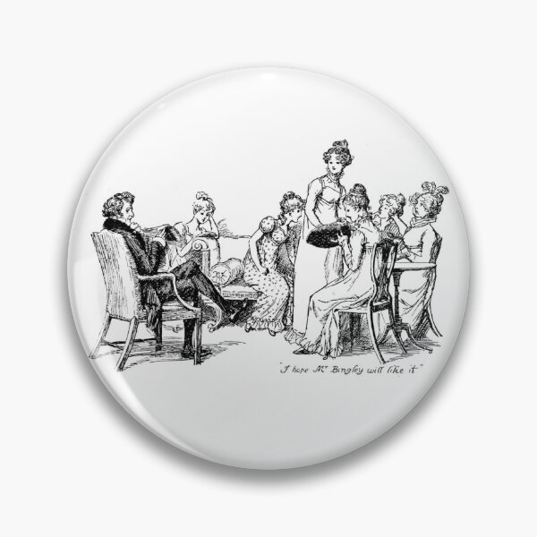 Item preview, "I hope Mr. Bingley will like it" - Pride and Prejudice 1894 Ed. Original Illustration designed and sold by TheProgramme.