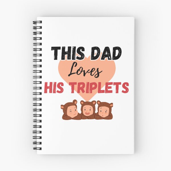 Item preview, This dad loves his triplets designed and sold by Shenuka93.