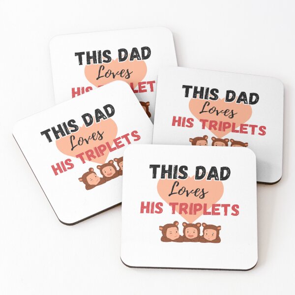 Item preview, This dad loves his triplets designed and sold by Shenuka93.