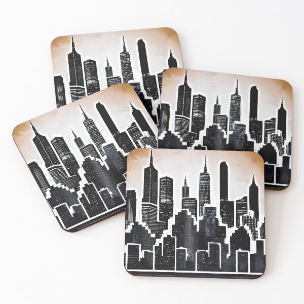Item preview, Skyline in the style of famous art No. 83 designed and sold by CRAFTER-MEDIA.