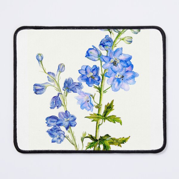 Item preview, Delphinium blue watercolor art designed and sold by Sarah Trett.