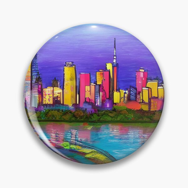 Item preview, Skyline in the style of famous art No. 79 designed and sold by CRAFTER-MEDIA.
