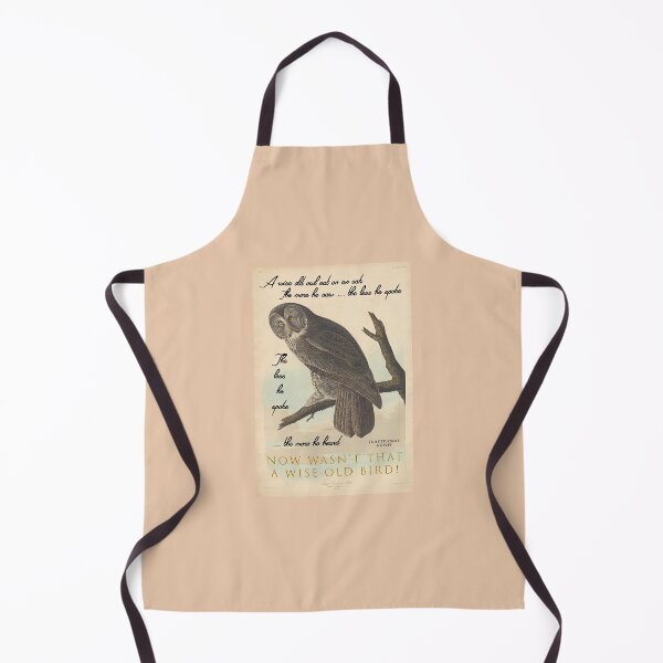 Item preview, Wise Old Owl Quote Vintage Print designed and sold by LindaCooke.