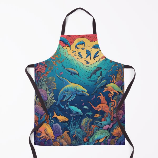 Item preview, Psychedelic ocean designed and sold by shadowartsss.