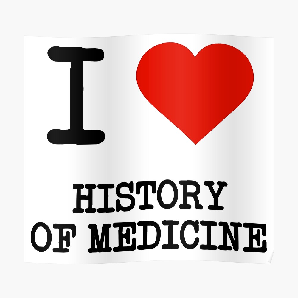 I Love History Of Medicine Sticker By Staker Redbubble