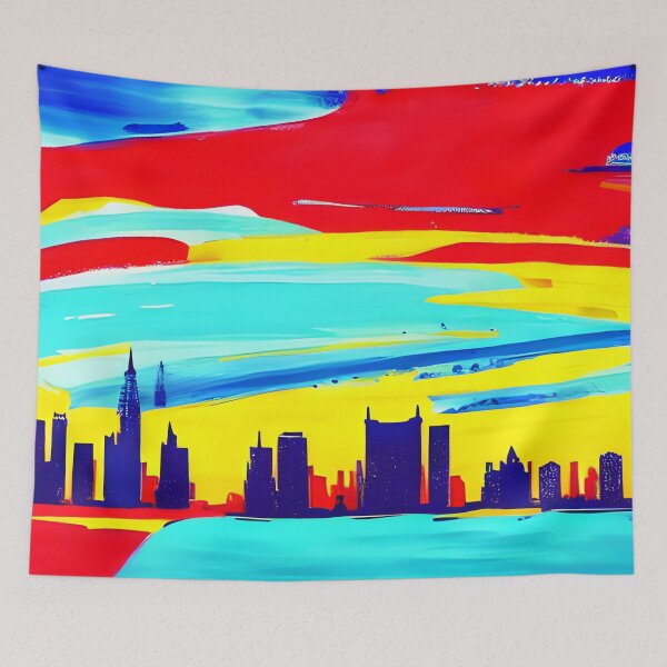 Item preview, Skyline in the style of famous art No. 78 designed and sold by CRAFTER-MEDIA.