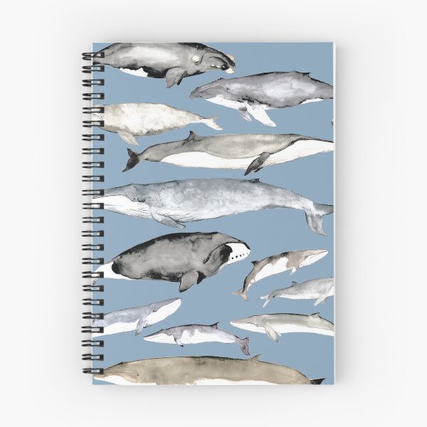 Item preview, Whales watercolor designed and sold by LaMarionnerie.