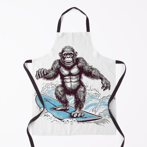 Artikelvorschau, Gorilla on Surfboard entworfen und verkauft von TilesHQ.