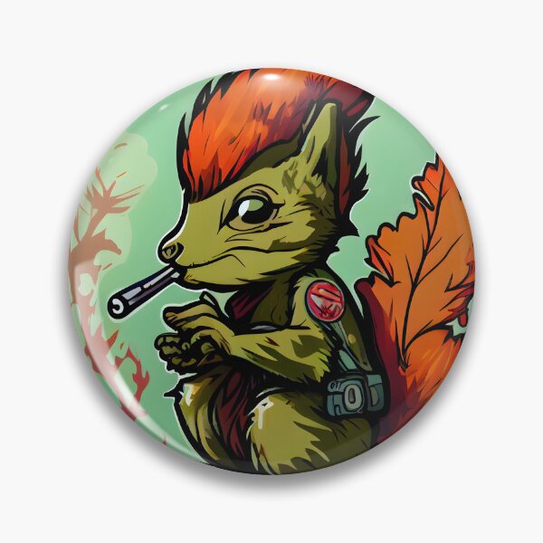Item preview,  cute high Squirrel smoking weed designed and sold by futuresimo04.