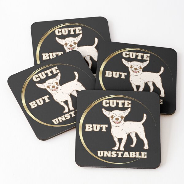Item preview, Psycho Chihuahua Cute But Unstable  designed and sold by Eolithic.