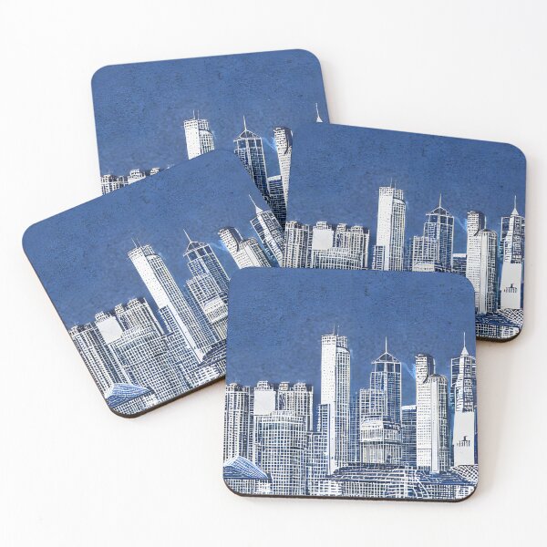 Item preview, Skyline in the style of famous art No. 72 designed and sold by CRAFTER-MEDIA.