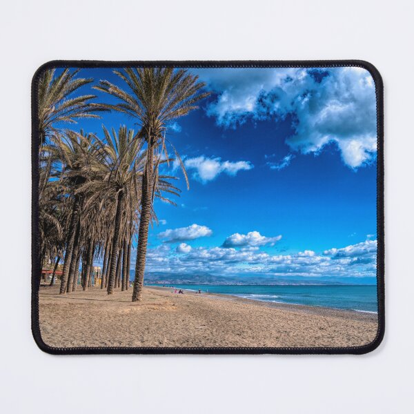 Item preview, Torremolinos Beach and Palm Trees Costa del Sol Spain designed and sold by acceleratorhams.